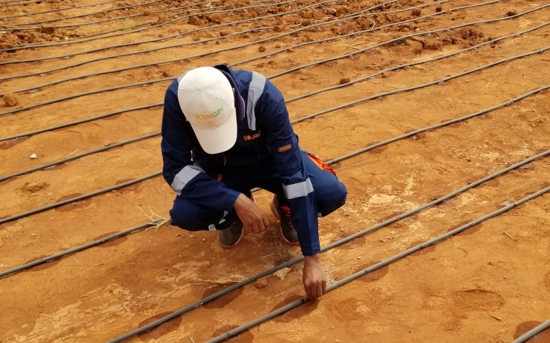 Solar Irrigation installation